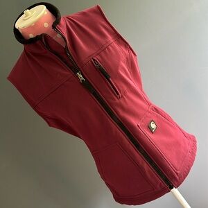 Carhartt XS microfiber. mesh lining vest.Exterior zippocket interior zippocket